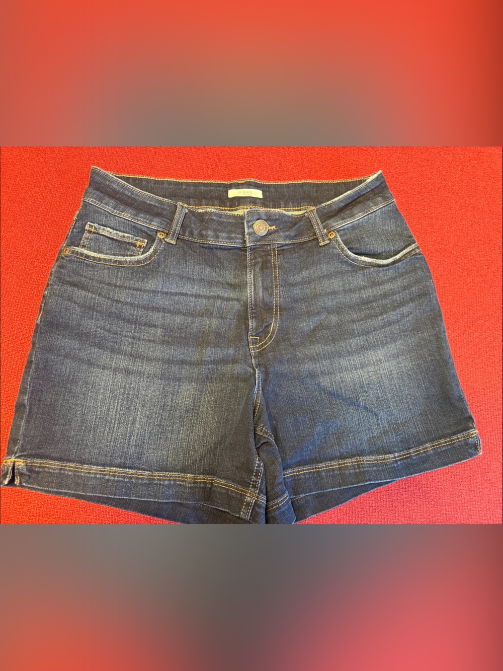 Maurices Dark Blue Denim Jean Shorts